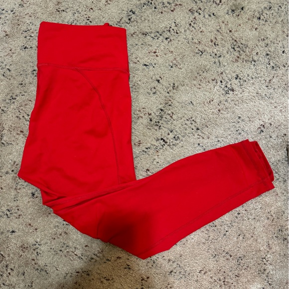 Red Fabletics leggings - Picture 3 of 4